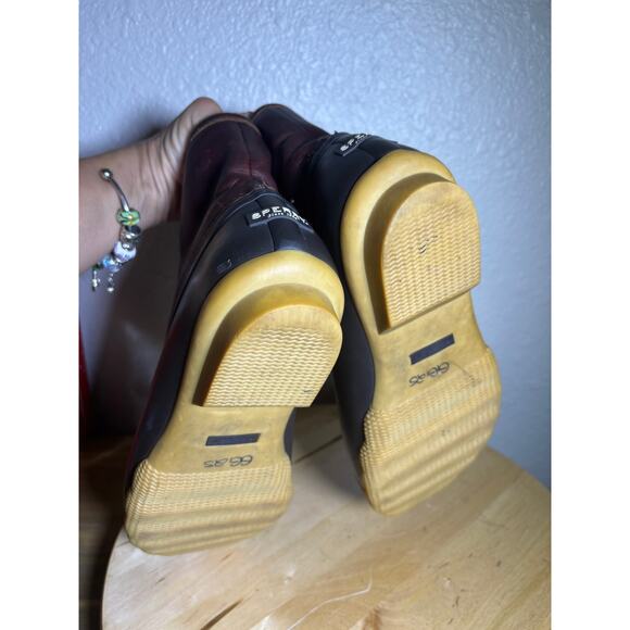 Sperry Women's Saltwater Leather Upper Duck Boot 9.5 M - Picture 6 of 10